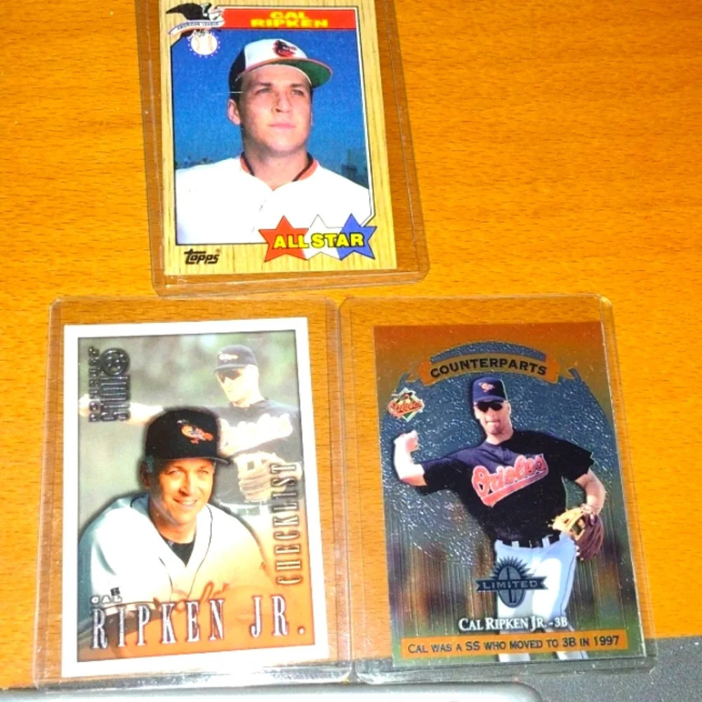 Cal Ripken Jr BB Card Lot